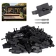 250 PCS Hidden Fasteners for Composite Deck Universal Nylon T Clips Screws
