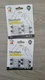 2 PACKS OF 8 UNDER THE ROOF DEORATING DECONAILS 20 LB MAX BLK  (lot of 2)