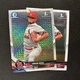 2018 Bowman Chrome Jordan Hicks Mojo Refractor Rookie 1st RC + #BCP1232 Lot