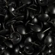 decotacks&reg; Matt Black Upholstery Nails/Tacks 7/16in - 100 Pcs [Matt Black]