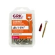 GRK Fasteners #8 x 1-1/4 Inch White Low-Profile Cabinet Screws, 80 PCS,