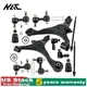 12pc Front Lower Control Arms Ball Joints Stabilizer Links Tie Rods Fits Civic