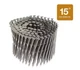 Grip-Rite 2" x 0.090" 15 Degree 316 Stainless Steel Wire Siding/Shake Nail-NOB