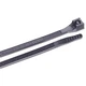 Ancor 199211 11" UV Black Standard Cable Zip Ties - 100 Pack