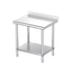 Mioleu Stainless Steel Table, 30 x 24 Inches Commercial Metal Prep & Work Tab...