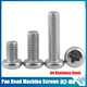 A4 Stainless Steel Phillips Pan Head Machine Screws DIN 7985 M2 M3 M4 M5 M6 M8