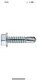 The Hillman Group 47226 1/4-14 x 1-1/2-Inch Hex Washer Head Self Drilling Scr...
