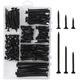 JEGONFRI High Hardness Drywall Screws Assortment Kit, 166 pcs, black
