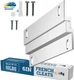 French Cleat Hanger Heavy Duty - 6 Inch Aluminum Z Clips (3 Pairs) - Mirror Hang
