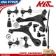 12pc Front Lower Control Arms Ball Joints Stabilizer Links Tie Rods Fits Honda