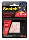 Scotch Medium Foam Hook and Loop Fastener 1 in. L 12 pk (Pack of 5)