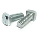 1/4"-20x3/4" Square Head Bolts Grade A307 Zinc Clear (Choose Qty)