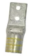 Burndy Cu Compression 2 Hole 3/8" Stud 1" Spacing Standard Barrel 750 kcmil