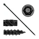 Jake Sales #14 X 10 Heavy Duty Black Timber/Log/Landscaping Wood Screws - Ext...