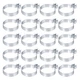 20Pcs Brace Bands, Galvanized Steel Chain Link Fence Bands for 2-3/8" Post