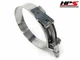 HPS 2" - 2.32" (51mm-59mm) Marine Grade 316 Stainless Steel T-Bolt Hose Clamp