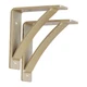 Rustic Red Door Co. Steel Heavy Duty Triangle Support Floating Shelf Bracket ...