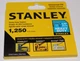 Stanley Heavy Duty Staples 1/4" (6mm) STHT71833 (TRA704) 1,250 Pieces 