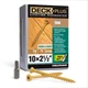 HILLMAN Deck Plus No. 10 x 2-1/2 in. L Tan Star Flat Head Exterior Deck Screws
