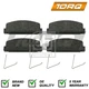 Brake Pads Set Rear Torq Fits Mazda 6 2002-2013 5 2005-2010 323 1989-2004