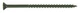 Deck Plus Exterior Self-Drilling Screws,Star Drive,Green Ceramic,1-5/8 In.x#8,5