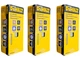 (QTY 3) Dewalt DBN18200-2 2" 18GA 2500-Piece Brad Nails Coated Straight Angle