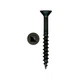 Highpoint 8 x 1-1/2  XT Square Drive WW Screws Flat Head Black Oxide 100 pc