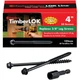 Fastenmaster Timberlok 4 In. Countersunk Hex Washer Structure Screw (50-Count)