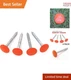 Survey Marker 4 Pack Hi-Vis Orange Steel Boundary Stakes 6.5 inch