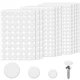SUNJOYCO 1010 Pcs Screw Hole Covers, 10 Sheets Self-Adhesive Screw Hole Stick...