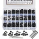 840PCS Metric M2 M3 M4 M5 Hex Socket Flat Head Screws Bolts Nuts Washers Assortm