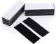 BRAVESHINE 1.2x4Inch Hook and Loop Strips with Adhesive 1.2x4Inch, Black 