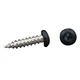 AP Products 012-PSQ500 BL 8 X 1- 1/2 Black Finish #8 Pan Head Screw, 1-1/2"