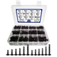 500PCS Self-Drilling Screws for Metal Sheet, 410 Stainless Steel Assortment K...