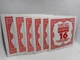 6 pack  Ernie Ball 16ga .016" plain steel string for electric or acoustic guitar