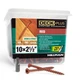 Deck Plus 48430 Wood Screws #10 x 2-1/2, Red, 5lb Box