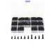 LBY 1000pcs M1.4 M1.7 M2 M2.3 Round Pan Head Self-Tapping Screws Assortment K...