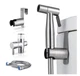 Arofa Handheld Bidet Sprayer | SS Brushed Nickel HBS02 | Adjustable Pressure