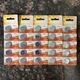 PGSONIC CR2032 Lithium Coin Cell/Button Battery 3V 240mAh 5-Pack