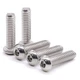 Glvaner 3/8-16 x 2-1/2 inch (10 pcs) Button Head Socket Cap Screws 304 Stainl...