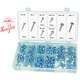 Swordfish 31510 200pc Hex Washer Head Self-Drilling/Tapping Tek Screw Assortment