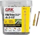 GRK 772691167309 8 x 2-1/2" Fasteners 16730 FIN/Trim Screws 605CT Gold 605 Count