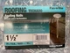 HILLMAN FASTENERS 461470 Electro-Galvanized Roofing Nails 1-1/2", White