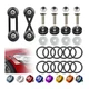BFXM Universal Bumper Clips, Front Rear Quick Release Kit, 2set, Black 