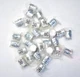 Lot of 30 MBS 1" Aluminum Standoffs Silver Finish 1" Tall x 1" Wide AL25-30A