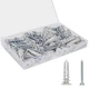 Self Drilling Drywall Anchors, 84PCS Heavy Duty Dry Wall Anchors and Screws K...