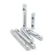 cSeao 6pcs Dual Holes M8 Barrel Nut Cross Dowels Slotted Nut for Furniture Be...