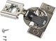 Blum 38N355B.08 Compact BLUMOTION 38N Hinge, Soft-Close, 105 Degree, 1/2 Overlay