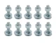 LBY 15 Sets Carriage Bolts Screws Assortment Kit, 1/4-20 x 1'' Round Head Squ...
