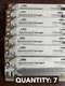 7-pack lot National Hardware N260-121 Apartment Hanger 12" Minimal Damage